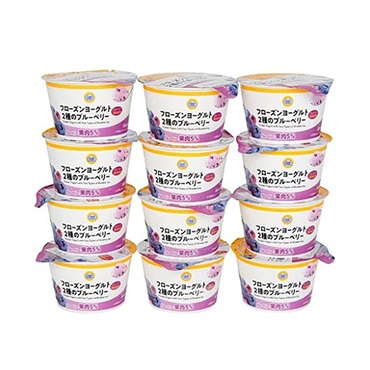 フローズンヨーグルト2種のブルーベリー 12個入 冷凍  スイーツ アイス ミニストップオリジナル ギフト【送料無料※一部地域は除く】