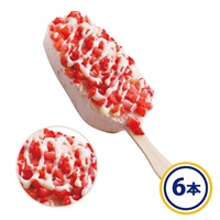 リッチ果実バー いちごミルク 6本入 [冷凍食品]【送料無料※一部地域は除く】