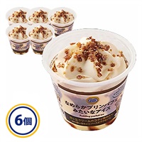 なめらかプリンパフェみたいなアイス 6個入 [冷凍食品]【送料無料※一部地域は除く】