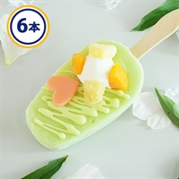 ハロハロメロンクリームアイスバー 6本入［冷凍食品］【送料無料※一部地域は除く】