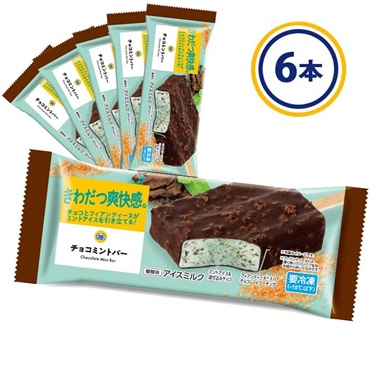 チョコミントバー6本入【送料無料※一部地域は除く】 ミニストップオリジナル チョコミント アイスバー デザート おやつ