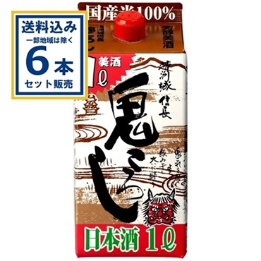 清洲桜 清洲城信長 鬼ころし パック 1000ml×6本【送料無料※一部地域は除く】