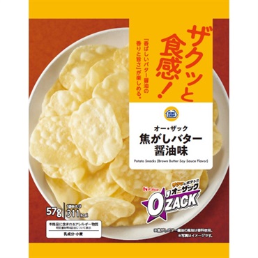 オー・ザック焦がしバター醤油味 57g×12袋