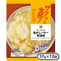 オー・ザック焦がしバター醤油味 57g×12袋