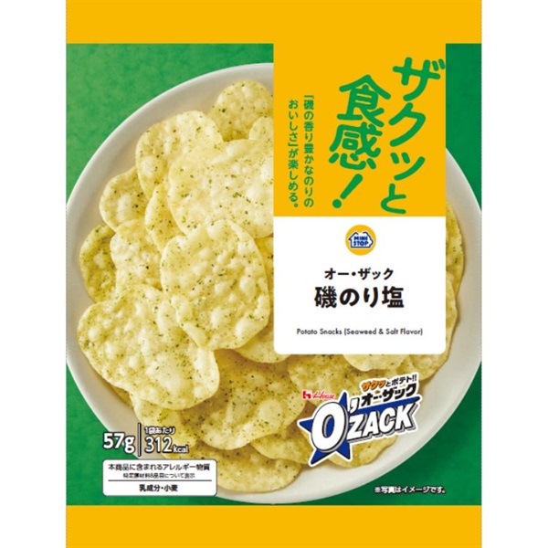 オー・ザック磯のり塩 57g×12袋