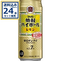 宝酒造 「焼酎ハイボール」〈レモン〉 500ml×24本×1ケース (24本)【送料無料※一部地域は除く】