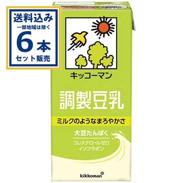 キッコーマン 調製豆乳 1000ml×6本×1ケース(6本)(送料無料 、一部地域は除く)