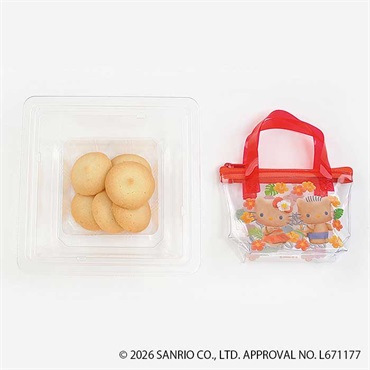 【店頭受取】ハローキティ&ディアダニエル デザイン ミニポーチ付きクッキー[８月7日～14日店頭受取商品] ミニストップ限定 予約商品 ミニポーチ 【割引クーポン対象外】