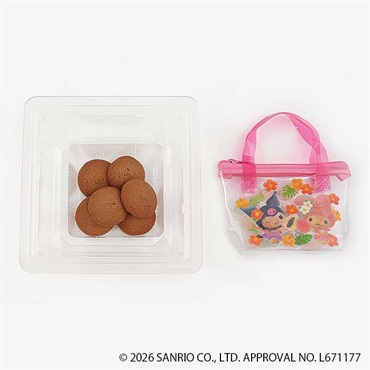 【店頭受取】マイメロディ&クロミ デザイン ミニポーチ付きココアクッキー[８月7日～14日店頭受取商品] ミニストップ限定 予約商品 ミニポーチ  【割引クーポン対象外】