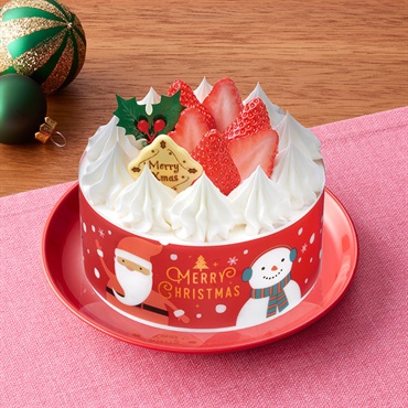 【店頭受取】クリスマス 生ケーキ４号[12月20日～25日店頭受取商品]