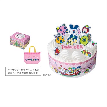 【店頭受取】【数量限定】クリスマス キャラクターケーキ４号（たまごっち）[12月20日～25日店頭受取商品]
