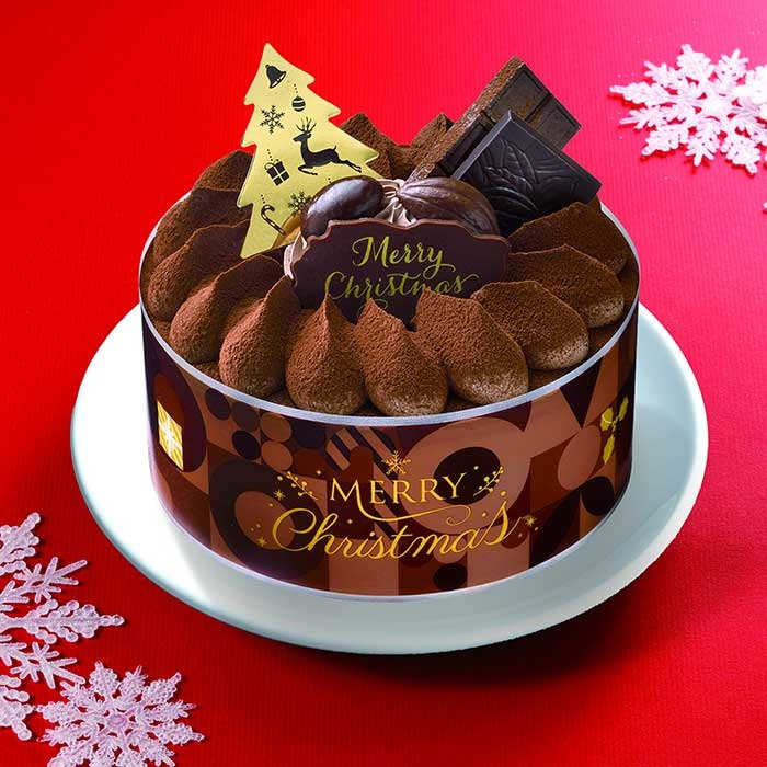 店頭受取】クリスマス 生チョコケーキ4号[12月22日～25日店頭受取商品