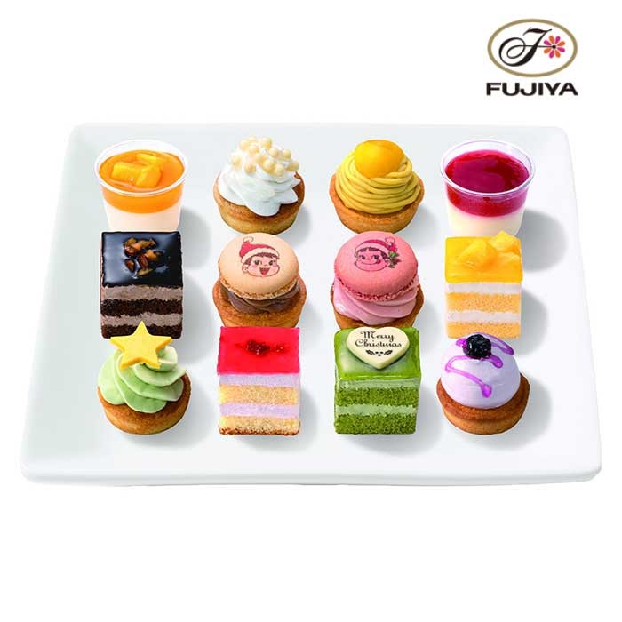 店頭受取】不二家 クリスマス プチケーキアソート12個入り[12月22日