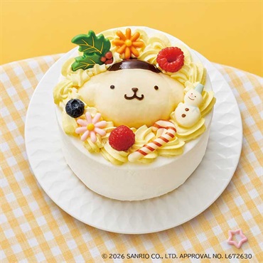 【店頭受取】【数量限定】【ＷＥＢ予約限定商品】ポムポムプリンのクリスマスケーキ[12月22日～25日店頭受取商品]