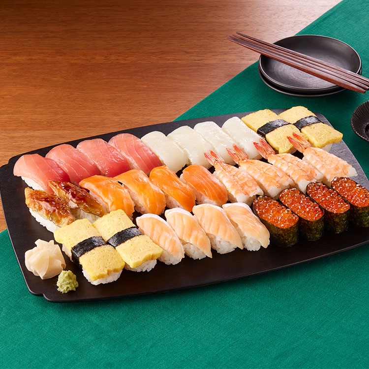 【店頭受取】にぎり寿司30貫[12月21日～25日店頭受取商品]