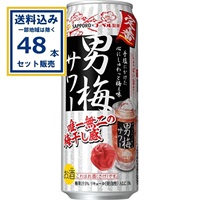 サッポロ 男梅サワー 500ml×24本×2ケース (48本)【送料無料※一部地域は除く】