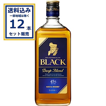 アサヒ ブラックニッカディープブレンド 瓶 700ml×12本【送料無料※一部地域は除く】