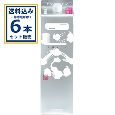 菊正宗 しぼりたてギンパック パック 1800ml×6本【送料無料※一部地域は除く】