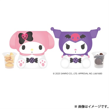 【数量限定】【宅配】マイメロディ 50周年デザイン陶器付きクッキー＆クロミ 20周年デザイン陶器付きココアクッキー 各1個セット［冷蔵］[10月29日(水)から発送]