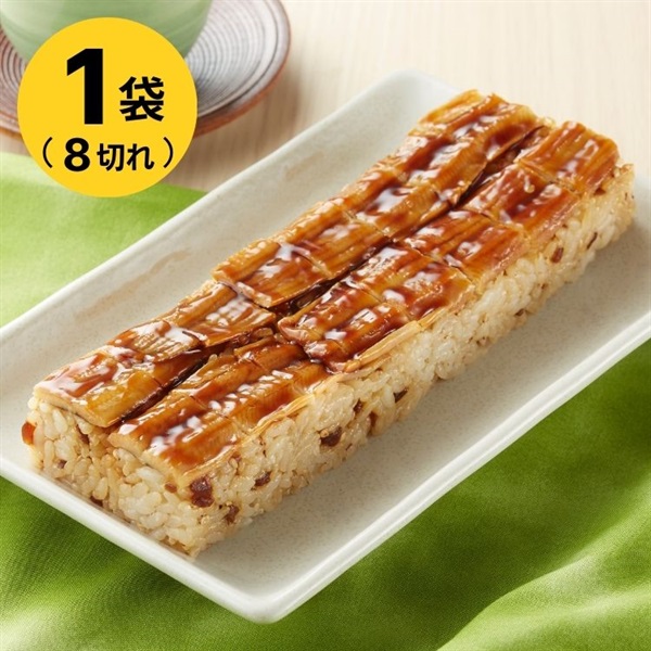 穴子押寿司 8貫 約311g(容器含)［冷凍食品］