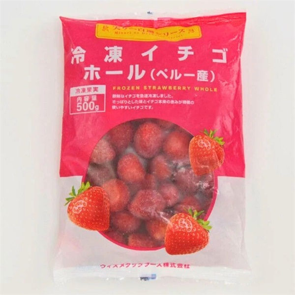 冷凍イチゴホール 1袋 500g ペルー産 ［冷凍食品］