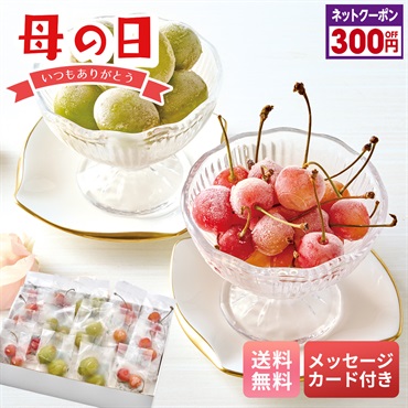 山形県産 冷凍さくらんぼ（佐藤錦）＆冷凍シャインマスカット