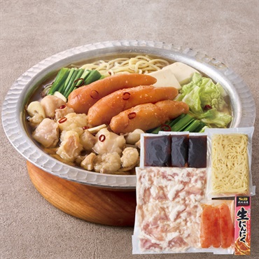 にんにくマシマシ明太もつ鍋
