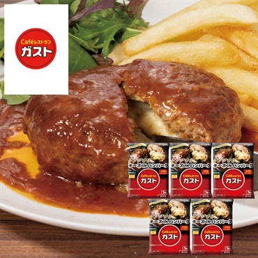 「ガスト」チーズINハンバーグセット