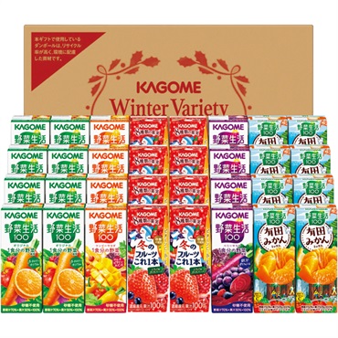 カゴメ すこやかウィンターバラエティギフト（紙容器）