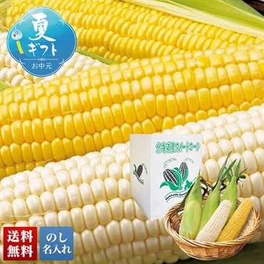 北海道産 イエローコーンとホワイトコーン食べ比べ