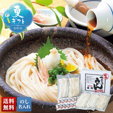 包丁切りさぬき半生うどん（つゆ付）