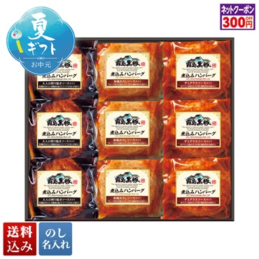 霧島黒豚煮込みハンバーグセット