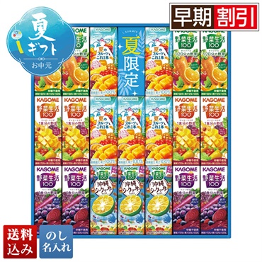 カゴメ すこやかサマーバラエティギフト（紙容器）