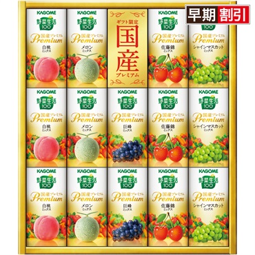 カゴメ 野菜生活100 国産プレミアムギフト（紙容器）