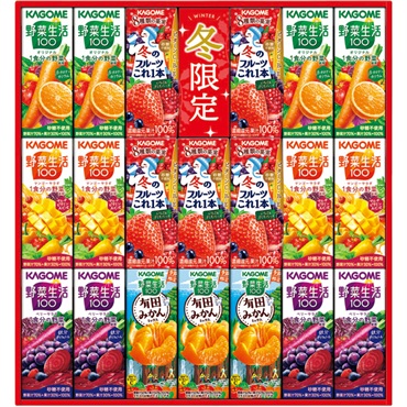カゴメ すこやかウィンターバラエティギフト（紙容器）