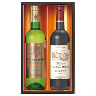 フランスボルドー金賞受賞紅白ワイン２本セット