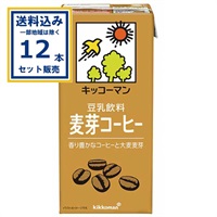キッコーマン 豆乳飲料 麦芽コーヒー 1000ml×6本×2ケース(12本)(送料無料 、一部地域は除く)