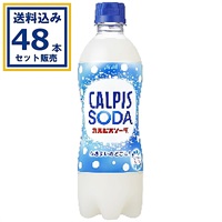（SALE）カルピス カルピスソーダ 500ml×24本×2ケース (48本)(送料無料※一部地域は除く)