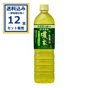 伊藤園 お～いお茶 濃い茶 スリムボトル(機能性表示食品) 1000ml×1ケース(12本)(送料無料 、一部地域は除く) ペットボトル