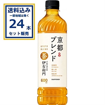 サントリー 伊右衛門京都ブレンド 600ml×24本×1ケース (24本)【送料無料※一部地域は除く】