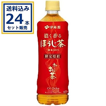 伊藤園 お～いお茶 濃く香るほうじ茶 600ml×24本×1ケース (24本)(送料無料 、一部地域は除く)