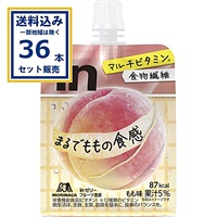 森永製菓 inゼリー フルーツ食感＜もも＞ 150g×36本×1ケース (36本)【送料無料※一部地域は除く】