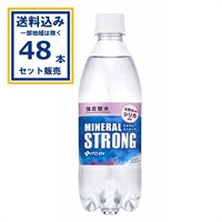 伊藤園 強炭酸水 ミネラルストロング 500ml×24本×2ケース(48本) (送料無料 、一部地域は除く)  ペットボトル