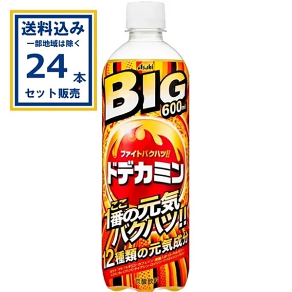 アサヒ ドデカミンBIG 600ml×24本×1ケース(24本)(送料無料※一部地域は除く)