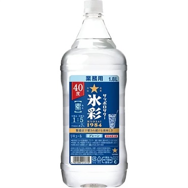 サッポロサワー 氷彩１９８４ 素 40度 1800ml×1本【送料無料※一部地域は除く】