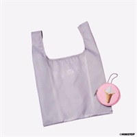 【ミニストップ公式】ソフトクリームポーチ＆スイーツエコバッグ GRAY（ミニ冊子付）