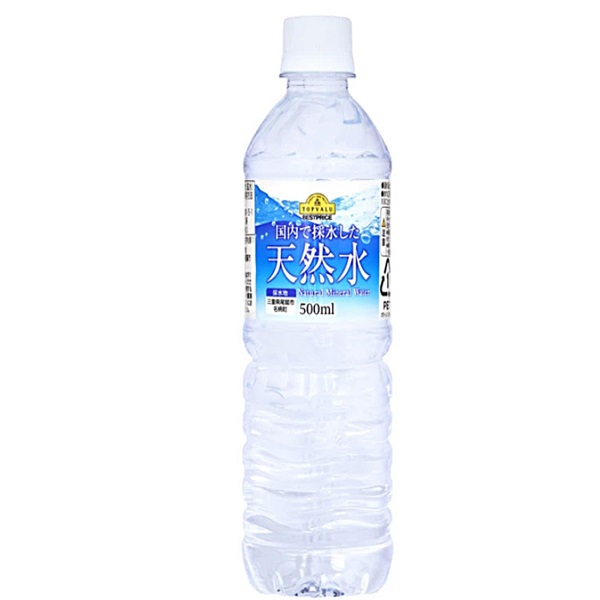 TVBP天然水500ml×24本(送料無料、一部地域は除く)