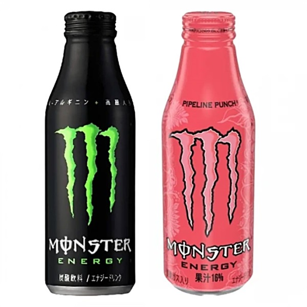 【送料込み】モンスターエナジー・パイプラインパンチ ボトル缶2種セット 各500ml×24本×1ケース