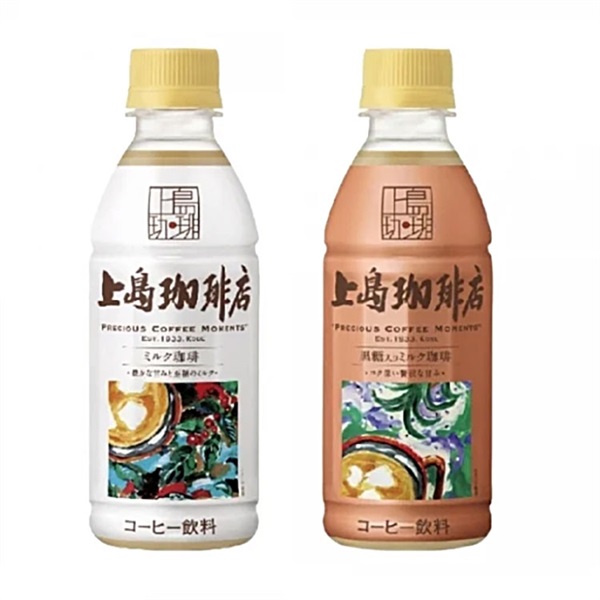 ミルク 上島珈琲店 ミルク・黒糖ミルク 2種セット 各270ml×24本×1ケース(送料
