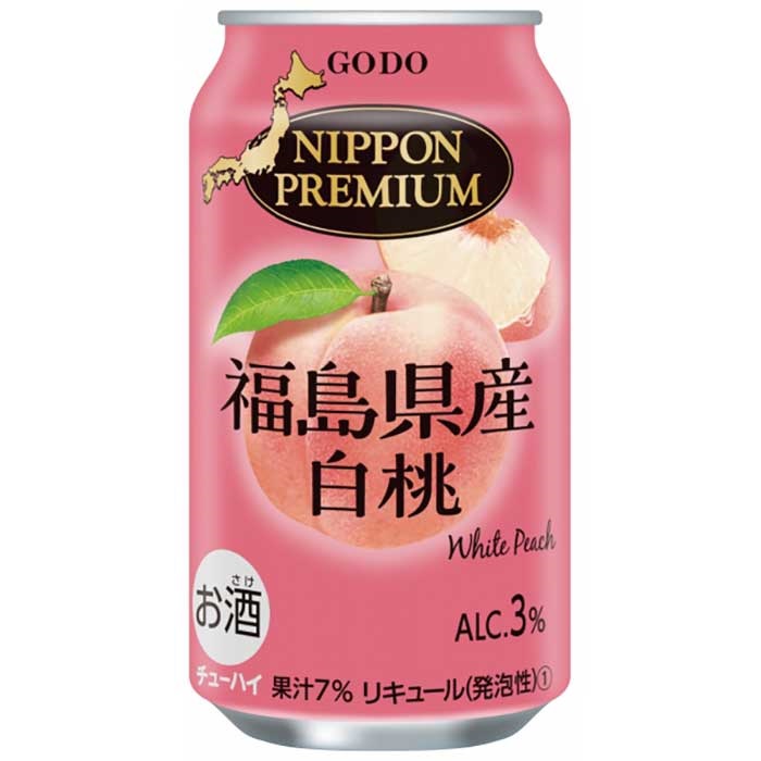 チューハイ 合同酒精 NIPPONPREMIUM ニッポンプレミアム 福島県産白桃